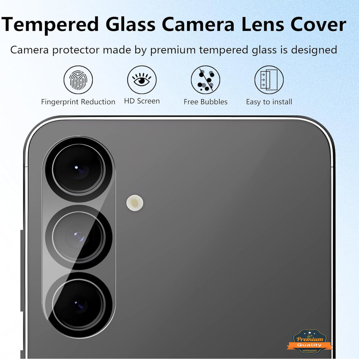 For Samsung Galaxy S21+ / S21 Plus Camera Lens Protector HD Clear Back Camera Protector Tempered Glass, Case Friendly, Ultra-Thin, Easy Installation Protector Clear