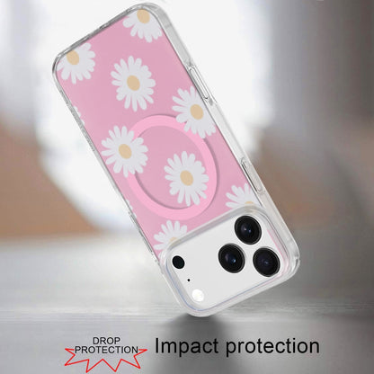 For Apple iPhone 17E /16E Stylish Pattern Fashion IMD Printed Design TPU Double Layer Slim Shockproof with Magnetic Back Case Cover