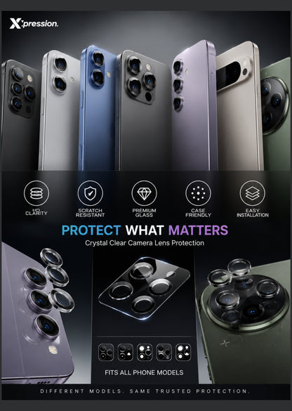 Camera Lens Protector for Samsung Galaxy S26 FE /S26 Fan Edition Camera Clear Tempered Glass 2.5D Scratch Resistant HD Transparent Anti Fingerprint Protective Lens Guard Clear