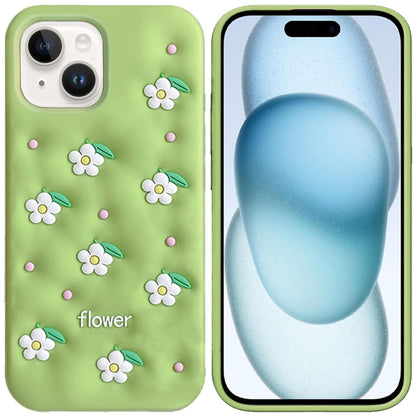 Phone Case for Apple iPhone 15 Plus Fashionable Silicone Textured Decorative Design Pattern Protective Rubber TPU Hybrid Protection Cover