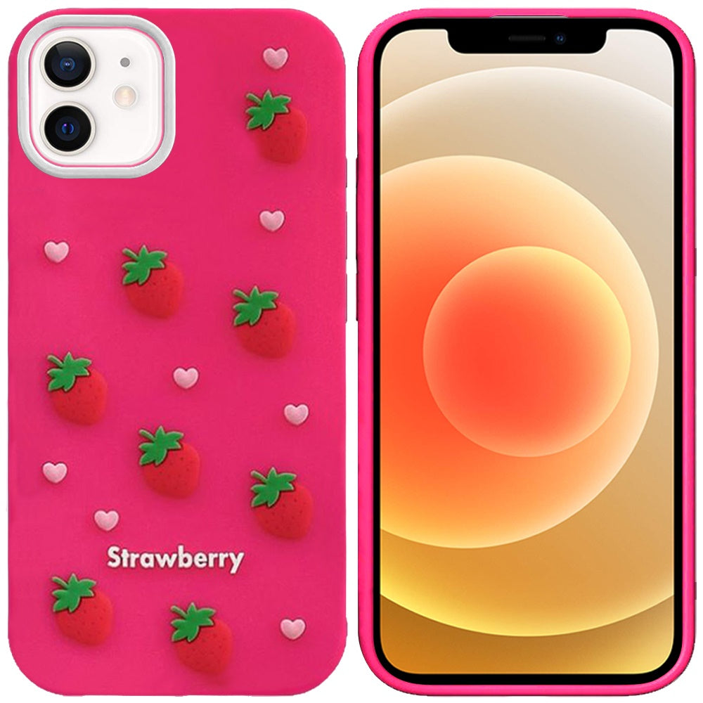 Phone Case for Apple iPhone 12 /12 Pro Fashionable Silicone Textured Decorative Design Pattern Protective Rubber TPU Hybrid Protection Cover