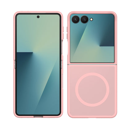 Phone Case for Samsung Galaxy Z Flip 8 Magnetic Matte Hybrid Shockproof Smooth Grip Durable Camera Protection Anti-Slip Soft Touch TPU Armor Cover