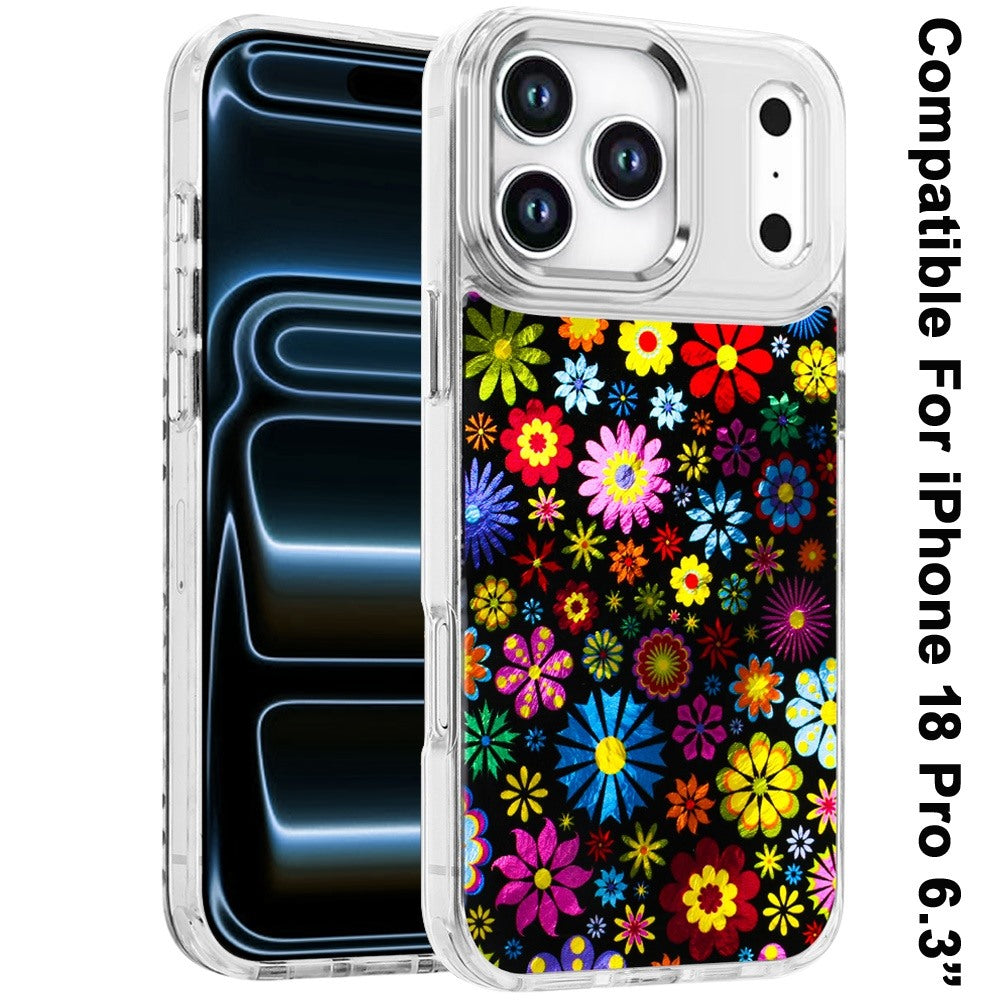 Luxury Glitter Epoxy Design Chrome Metallic Edge Shockproof Protective Stylish Fashion Durable Slim Premium Finish