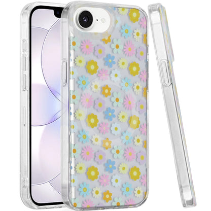 Phone Case for Apple iPhone 17E /16E Stylish Design Shockproof Magnetic TPU IMD Print Rugged Grip Drop Protection Slim Fit Fashion Cover