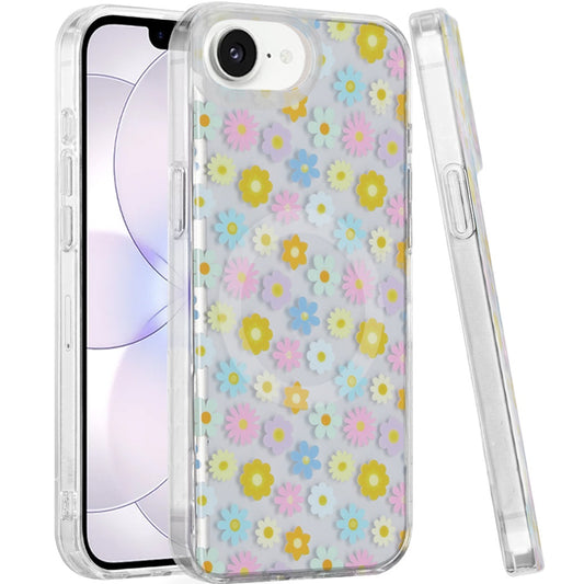 Phone Case for Apple iPhone 17E /16E Stylish Design Shockproof Magnetic TPU IMD Print Rugged Grip Drop Protection Slim Fit Fashion Cover