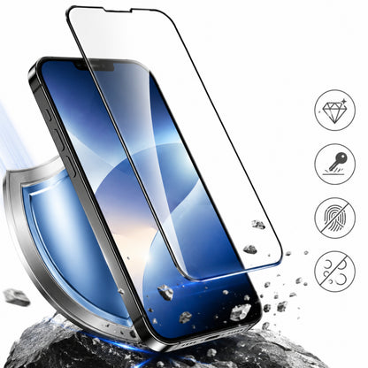 Screen Protector for Samsung Galaxy S26 FE /Fan Edition Tempered Glass Screen Protector Transparent Black Edge 9H Hardness Bubble Free Fingerprint Easy to Install Black