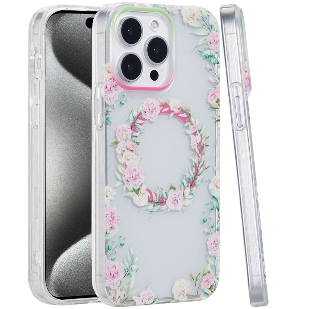 For Apple iPhone 16 Pro Max Durable Fashion IMD Printed Design TPU Slim Shockproof Protective Case with Stylish Pattern Case Cover