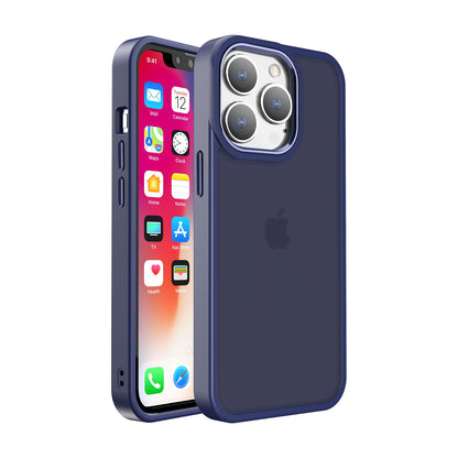 Slim Fit Thin Hybrid,Frosted Matte Polished Acrylic Hard PC with TPU Rubber Frame