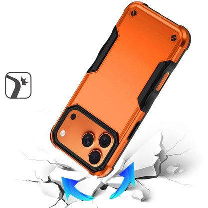Phone Case for Apple iPhone 17 Pro Max (6.9") Shockproof Rugged Hybrid TPU Anti-Slip Grip Armor Military Grade Drop Resistant Shock-Absorbing Impact Cover Cosmic Orange