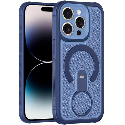 Phone Case for Apple iPhone 14 Pro Max Magnetic Honeycomb Hybrid Rugged Armor Ring Kickstand Dual Layer Shock Absorbing Hard PC Soft TPU Cover