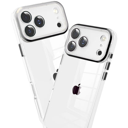 Transparent Clear Hybrid Metal Button Camera Guard Shockproof Gummy TPU Slim Protective Grip