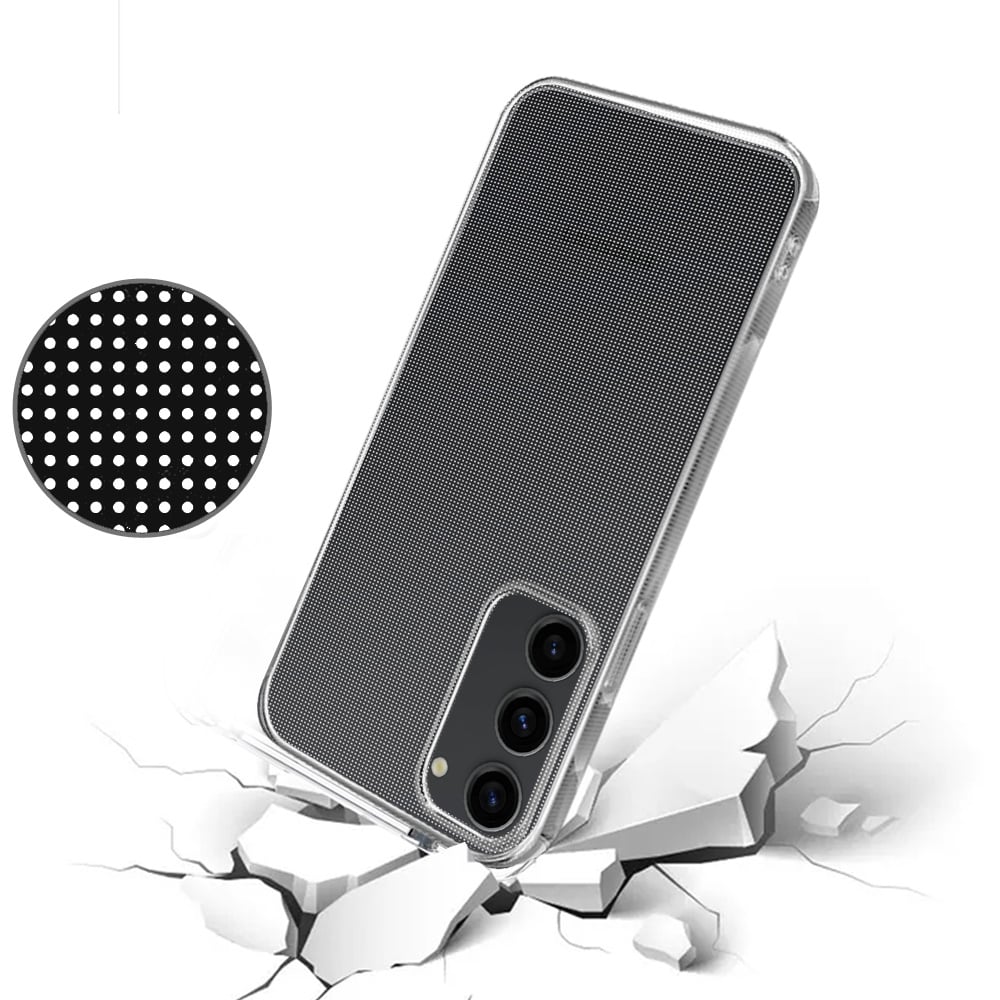 For Samsung Galaxy S24 Clear TPU Thick Shock Protection Slim Grip Durable Transparent Minimal Design for Plus Series Case Cover Clear