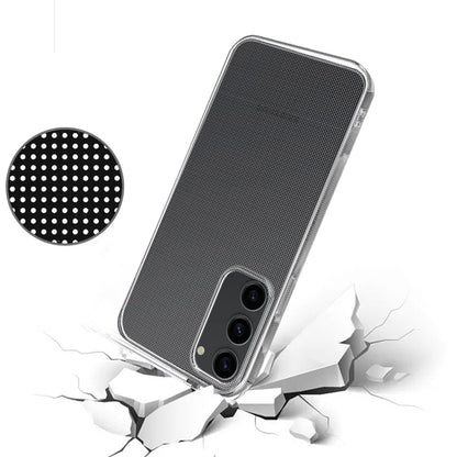 For Samsung Galaxy S24 Clear TPU Thick Shock Protection Slim Grip Durable Transparent Minimal Design for Plus Series Case Cover Clear