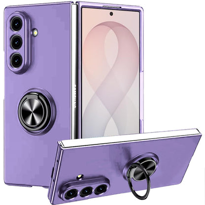 Phone Case for Samsung Galaxy Z Fold 8 Ultra Invisible Ring Stand Shockproof Anti Slip Durable Grip Protective Hybrid Slim Fit Magnetic Car Mount Holder Cover