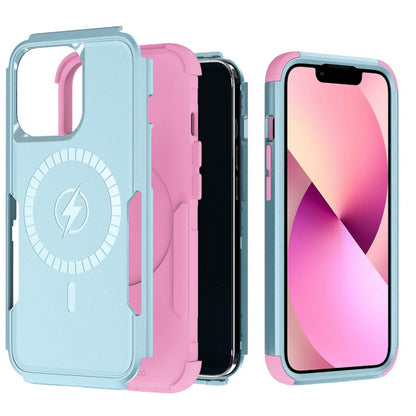 For Samsung Galaxy S25 Fan Edition /Galaxy S25 FE Heavy Duty Rugged & Dual-Layer Protection and Magnetic Circle Compatible with Magsafe Shockproof Case Cover