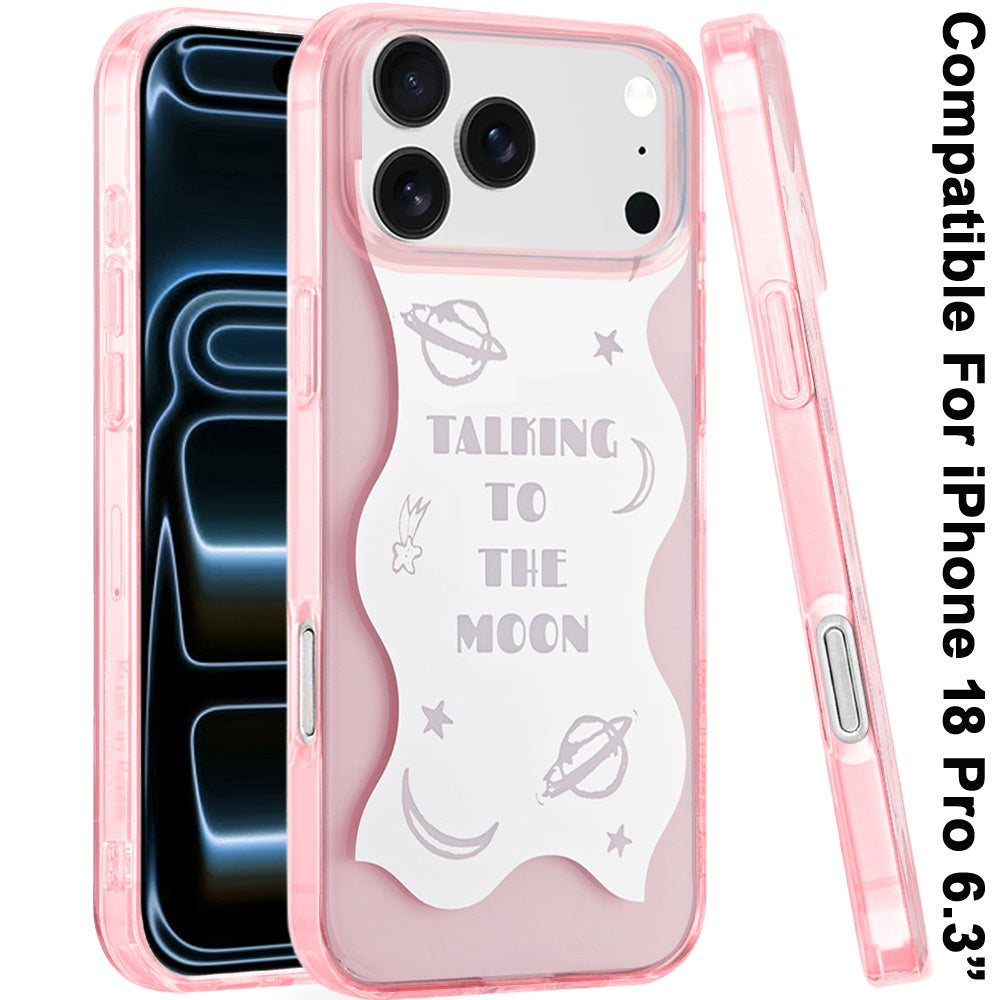 Phone Case for Apple iPhone 18 Pro/ iPhone 17 Pro Stylish Design Shockproof Magnetic Magsafe Compatible TPU IMD Print Rugged Grip Drop Protection Slim Fashion Cover