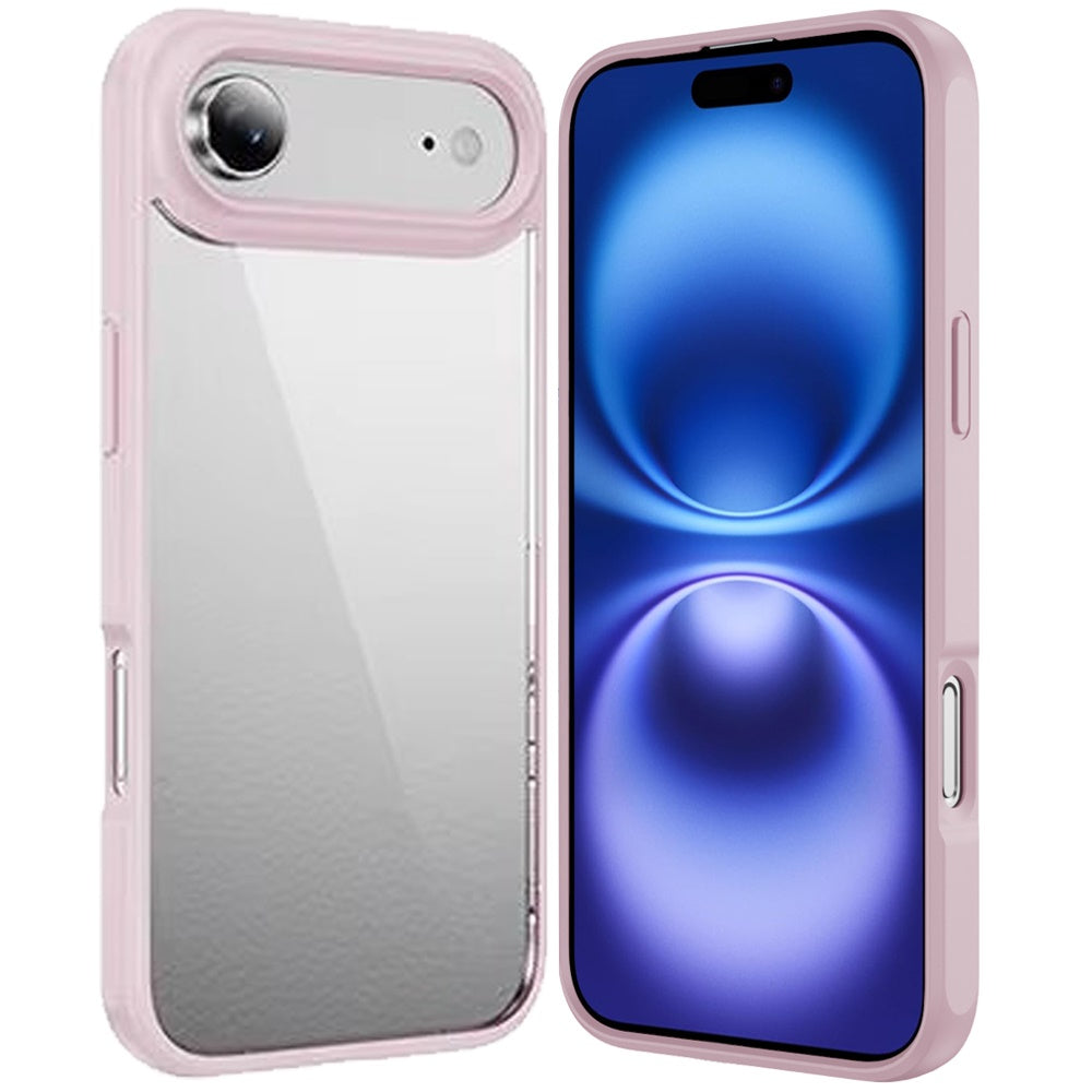 For Apple iPhone 17 Air (6.6") Hybrid Transparent HQ Slim Shockproof Clear Protective Thick 2.0mm TPU Frame Case Cover