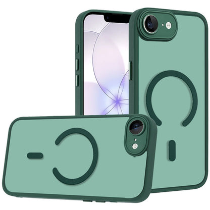 Phone Case for Apple iPhone 17E /16E Matte Frosted Magnetic Back Hybrid Hard PC Soft TPU Camera Protection Slim Shock Absorbing Anti Fingerprint Cover