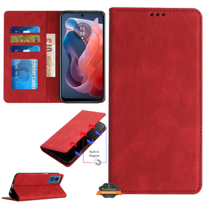 For Samsung Galaxy S24 FE /Fan Edition Wallet Pouch Card Holder Flip Card Slots, Kickstand and Magnetic Closure PU Vegan Leather Case Cover