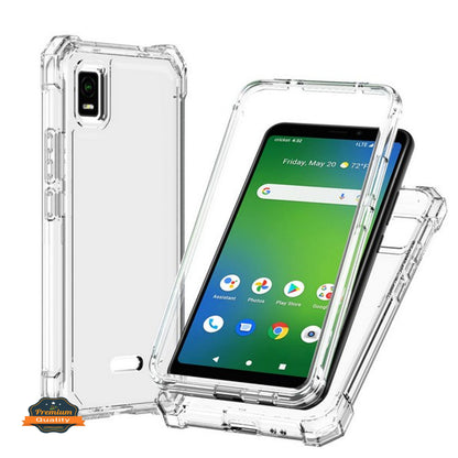 For Samsung Galaxy Xcover 7 Pro, Samsung Galaxy Xcover 6, Samsung Galaxy Xcover 6 Pro Full-Body Dual Layer Hybrid Case Slim, Drop-Proof TPU Hard PC, Durable Corner Front Bumper Protector Case Cover Clear Transparent