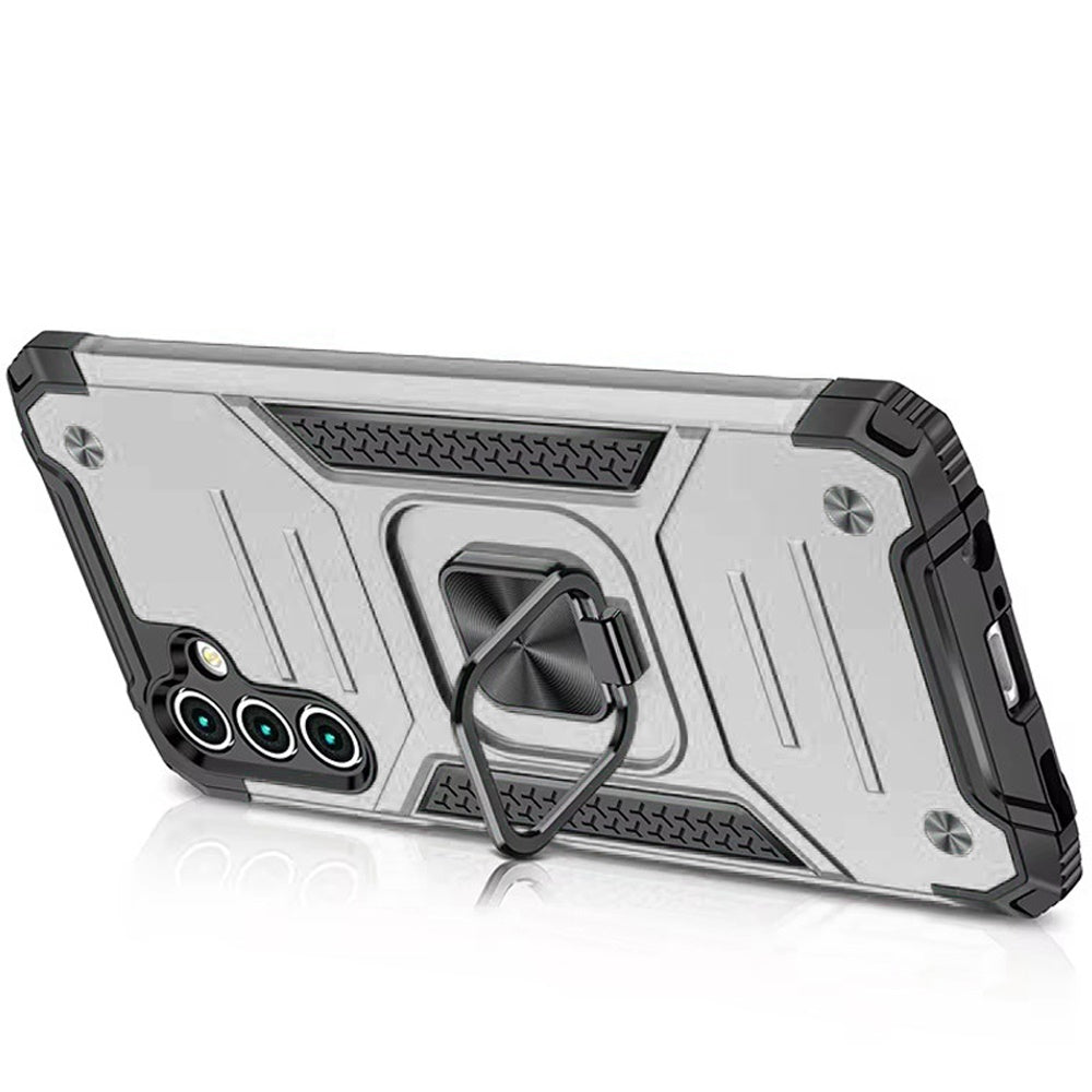 Phone Case for Samsung Galaxy A56 / A36 Magnetic Car Mount Hybrid Ring Stand Shockproof Rugged Grip Armor Heavy Duty Protective TPU Durable Cover