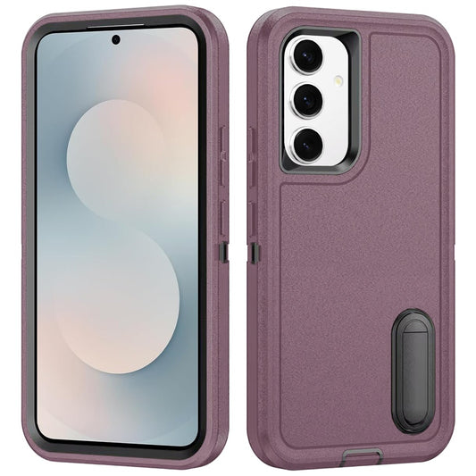 For Samsung Galaxy S26 Hybrid 3 Layers Hard 3in1 Shockproof with Kickstand Heavy Duty Hard TPU Rubber Anti-Drop Case Cover