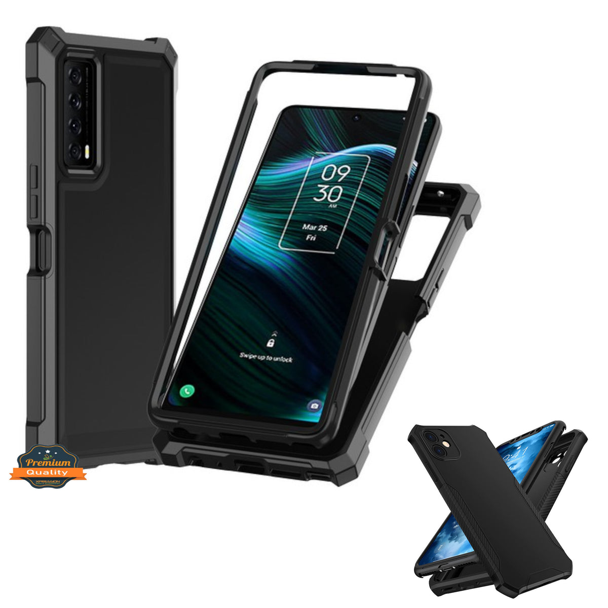Phone Case Cover for Motorola Moto G Stylus 5G 2026 Full-Body Dual Layer Hybrid Case Slim, Drop-Proof TPU Hard PC, Durable Corner Front Bumper Protector Cover