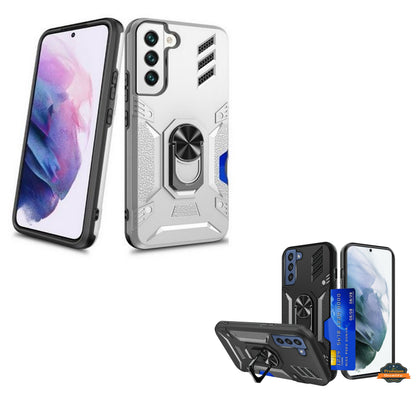 For Gabb Phone 4 Pro Invisible back Wallet Credit Card Holder with Ring Stand Kickstand Heavy Duty Slim Shockproof Hybrid Case Cover