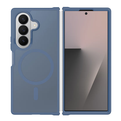 Phone Case for Samsung Galaxy Z Fold 8 Ultra Magnetic Circle Matte Hybrid Shockproof Smooth Grip Durable Camera Protection Soft Touch TPU Armor Cover