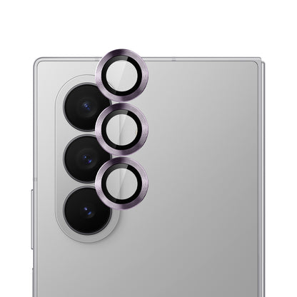 Camera Lens Protector for Samsung Galaxy Z Fold 8 Camera Lens Protector Tempered Glass Metal Frame Scratch Resistant HD Clear Precision Fit
