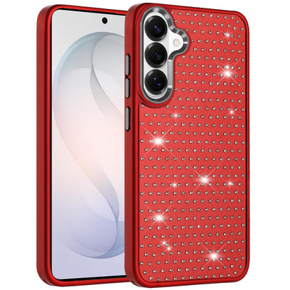 Phone Case for Samsung Galaxy S26 FE /Fan Edition Luxury Diamond Bling Sparkle Chrome Metallic Edge Shockproof Durable Protective Stylish Premium Hybrid Design Cover
