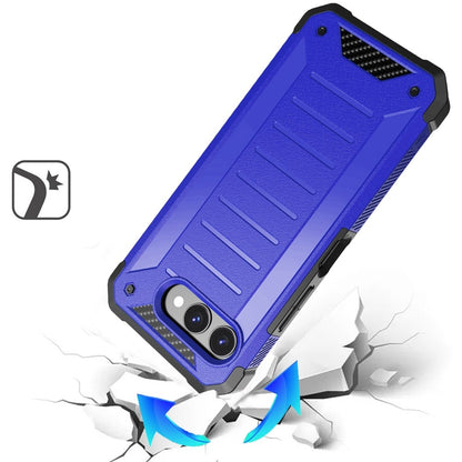 Phone Case for TCL Revvl 8 Premium Tough Lined Hybrid Shockproof Rugged Dual Layer TPU Durable Impact Resistant Textured Grip Defense Cover