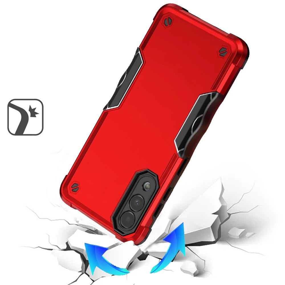 For Samsung Galaxy S25 EDGE Slim Tough Shockproof Hybrid Heavy Duty 2in1 Dual Layer TPU Bumper Rugged Rubber Defend Armor Case Cover