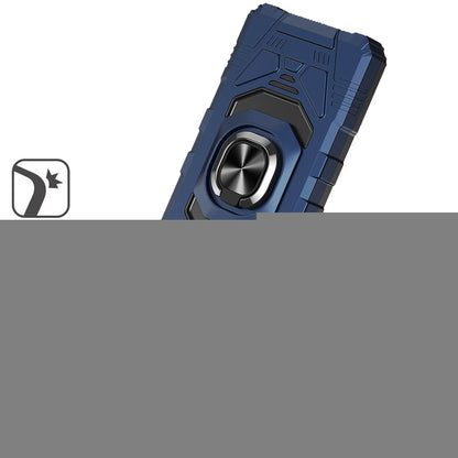 For Samsung Galaxy S25 /S24 Hybrid Dual Layer with 360° Rotate Magnetic Ring Stand Holder Kickstand TPU Rugged PC Shockproof Case Cover