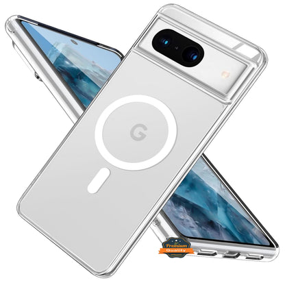For Apple iPhone 17 Hybrid Clear Case Compatible with MagSafe Shockproof Protective Transparent Back, Slim Fit, Wireless Charging Ready Case Cover Clear
