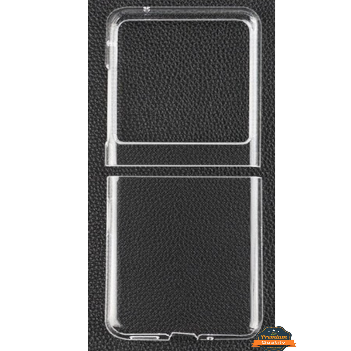 For Samsung Galaxy Z Flip 7 Premium Transparent Hard PC Back Slim Fit Thin Case Hybrid Protective Shockproof, Lightweight Case Cover Clear