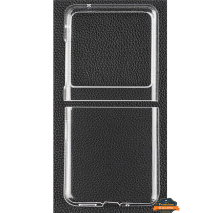 For Samsung Galaxy Z Flip 7 Premium Transparent Hard PC Back Slim Fit Thin Case Hybrid Protective Shockproof, Lightweight Case Cover Clear