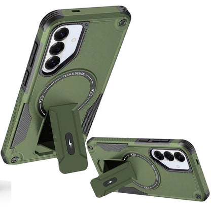 For Samsung Galaxy S26 Magnetic Invisible Kickstand Holder with Magsafe, Slim Fit Shockproof Hybrid Military Grade Heavy Duty Case Cover