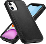 For Apple iPhone 15 Pro (6.1") Hybrid Bumper Dual Layer Heavy-Duty Military-Grade Rubber TPU Defender Protective  Phone Case Cover