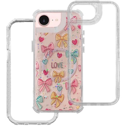 Phone Case for Apple iPhone 17E /16E /SE4 Magnetic Hybrid Fashion Printed Pattern Artwork Stylish Printed Design Dual Layers TPU Rubber SIlicone Hard PC Cover
