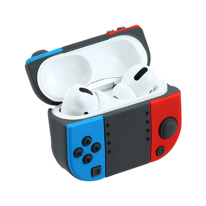 For Airpods Pro 3 Hybrid Cute 3D Fun Design Silicone Skin Cartoon Animal with Keychain Buckle Holder Rubber TPU Soft Case Cover Game Console