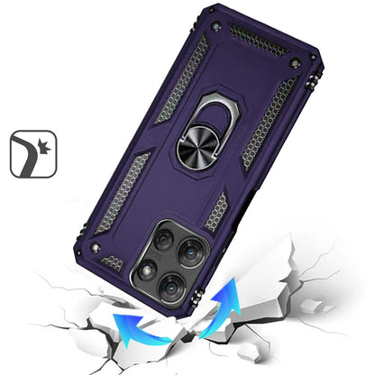 For Motorola Moto G Stylus 5G 2025 Hybrid Shockproof Durable 360 Degree Rotatable Ring Stand Holder Kickstand Fit Magnetic Car Mount Case Cover