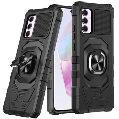 Phone Case for Samsung Galaxy A56 / A36 Shockproof Rugged Magnetic Ring Stand Armor Grip Anti Slip Heavy Duty Protective Hybrid Design Durable Kickstand Support Cover