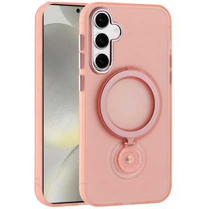 For Samsung Galaxy S25+ /S25 Plus /S24+ Plus MagSafe Compatible with 360° Ring Stand, Magnetic Kickstand, Slim Hybrid Protective Case Cover