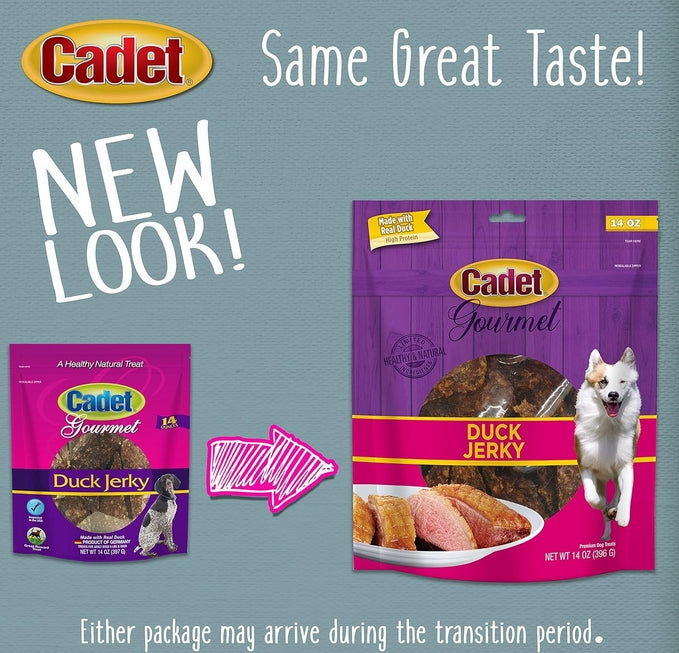 Cadet Gourmet Duck Jerky for Dogs [Dog Supplies] 14 oz