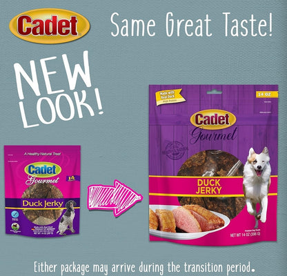 Cadet Gourmet Duck Jerky for Dogs [Dog Supplies] 14 oz