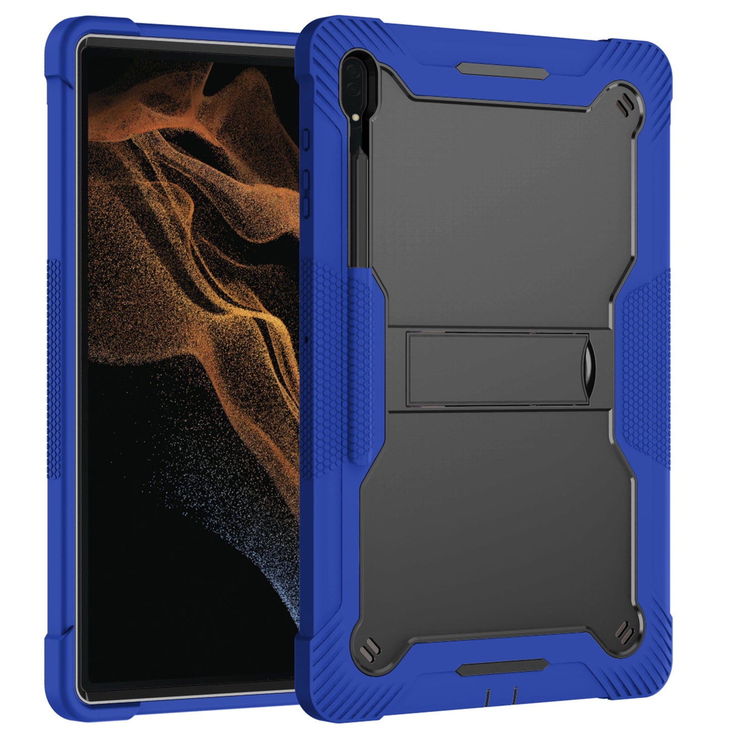 Tablet Case for Samsung Galaxy Tab S11 Shockproof Hybrid Built in Kickstand Dual Layer Rugged Heavy Duty Armor Anti Slip Impact Resistant Durable Grip Cover