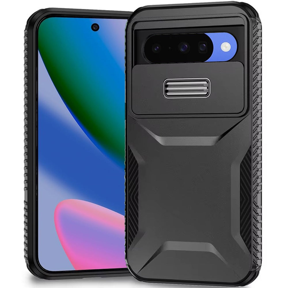 Phone Case for Google Pixel 11 /11 Pro Shockproof Hybrid Rugged Grip Camera Window Guard Window Protective Heavy Duty Slim Textured Design Cover