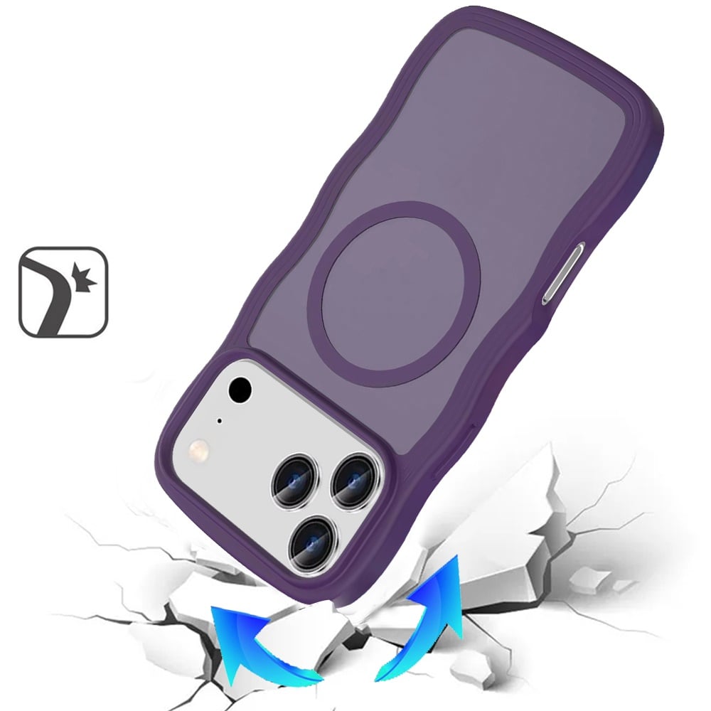 Phone Case for Apple iPhone 18 Pro Grip Hand Magnetic Circle Shockproof Hybrid Durable Frame Rugged Protective Secure Hold Premium TPU Cover