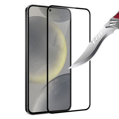 Screen Protector for Samsung Galaxy S26 FE /Fan Edition Tempered Glass Screen Protector Transparent Black Edge 9H Hardness Bubble Free Fingerprint Easy to Install Black